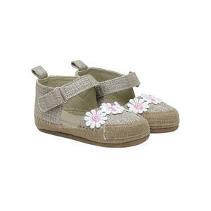 Robeez Daisies Leather First Kick, Tan